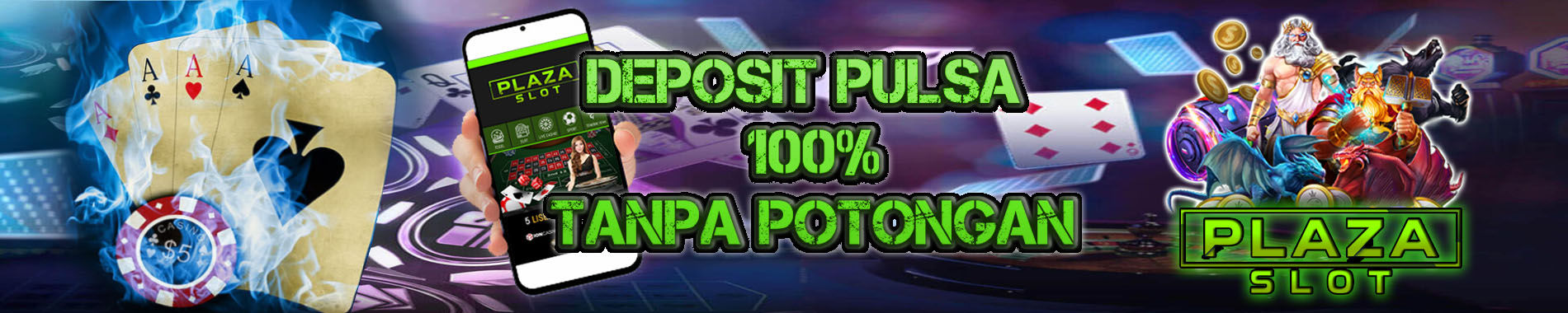 Deposit Pulsa 100% Tanpa Potongan